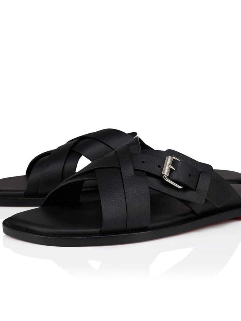$845 Christian Louboutin Emircross Sandalls New